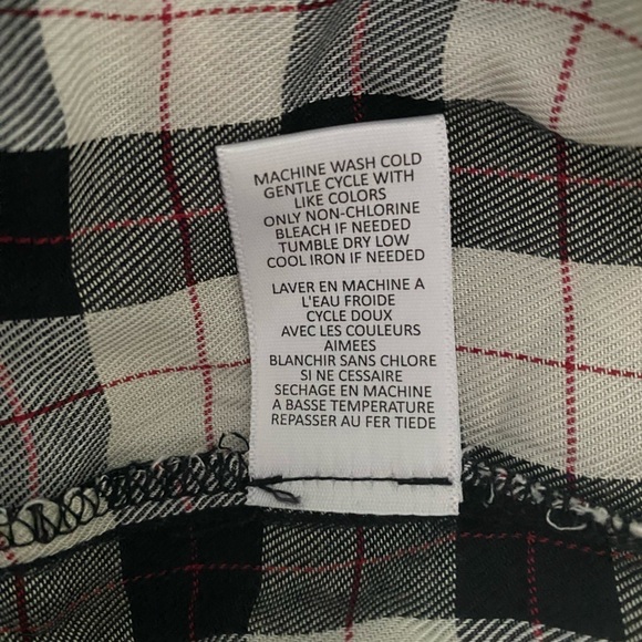 Love, Fire Plus Size Plaid Button Down Shirt Top NWT Size 1X - Picture 5 of 8